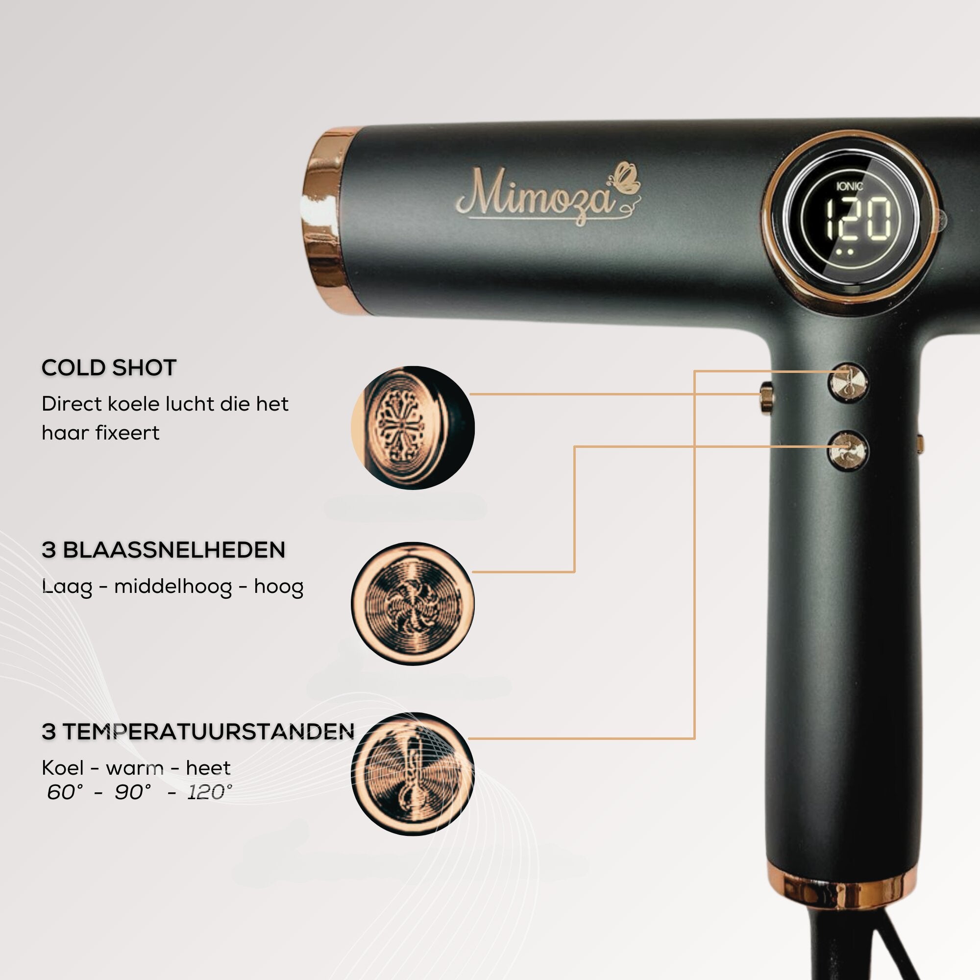 Mimoza Ultra Dynamic Airstyler | Curl &amp; Straight