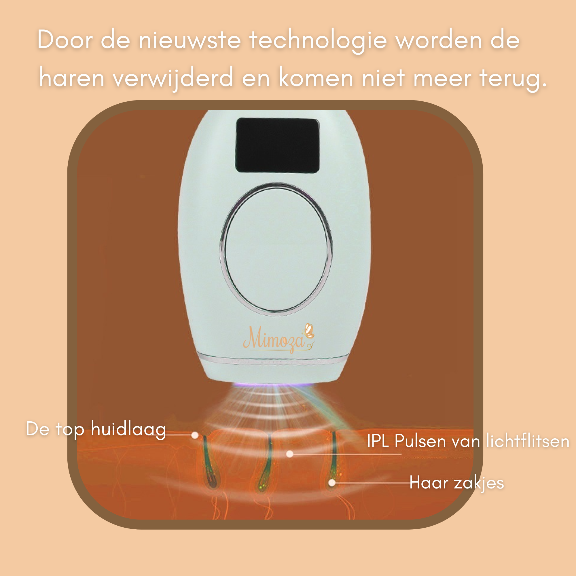 Mimoza Deluxe IPL Ontharingsapparaat met APP