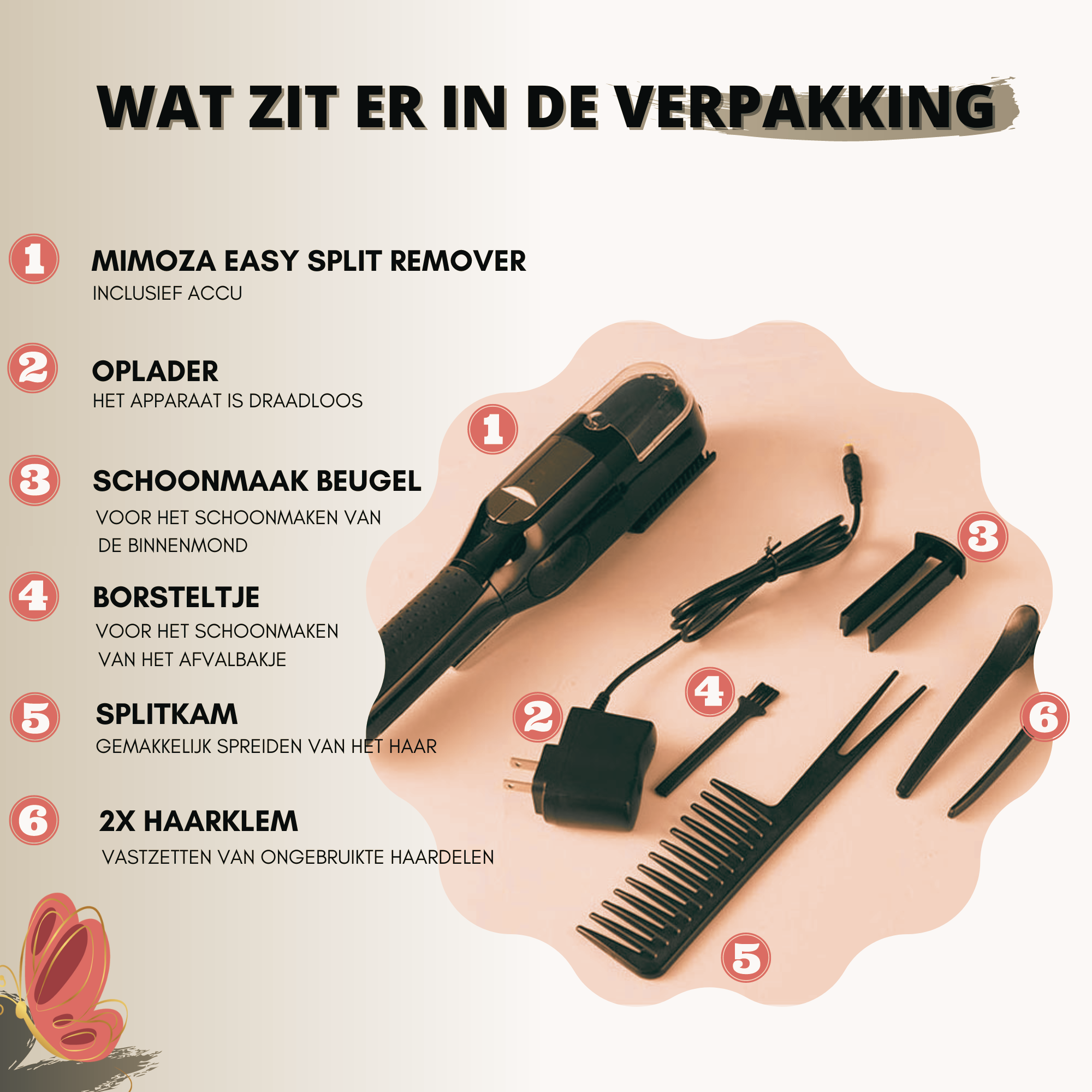 Easy Split Remover Pro 2 | SVART / ROSA